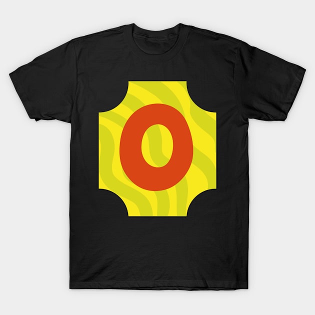 Letter  O - Colorful Square Alphabet Letters T-Shirt by giftideas